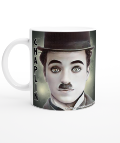 Charlie Chaplin white 11oz Ceramic Mug
